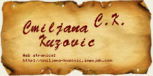 Cmiljana Kuzović vizit kartica